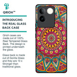 Elegant Mandala Glass Case for iQOO Z7 Pro 5G