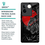 Red Moon Tiger Glass Case for iQOO Z7 Pro 5G