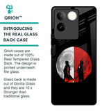 Anime Red Moon Glass Case for iQOO Z7 Pro 5G