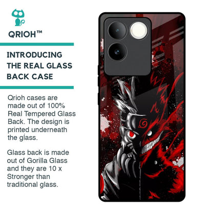 Dark Character Glass Case for iQOO Z7 Pro 5G