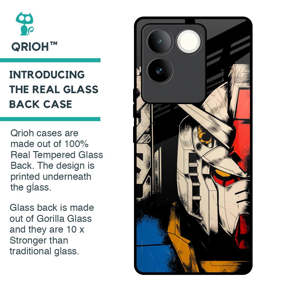 Transformer Art Glass Case for iQOO Z7 Pro 5G
