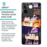 Anime Eyes Glass Case for iQOO Z7 Pro 5G