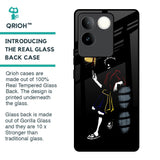 Luffy Line Art Glass Case for iQOO Z7 Pro 5G