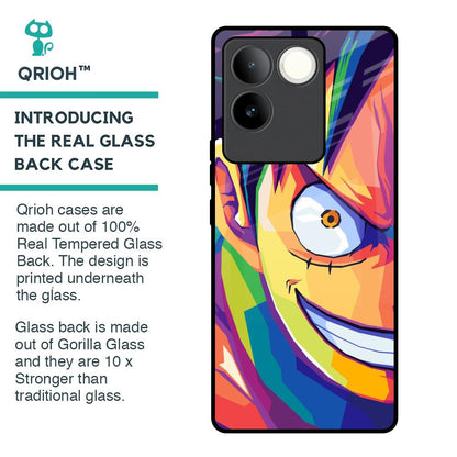 Monkey Wpap Pop Art Glass Case for iQOO Z7 Pro 5G