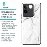 Modern White Marble Glass Case for iQOO Z7 Pro 5G