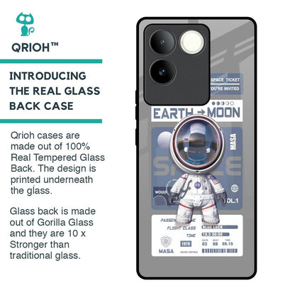 Space Flight Pass Glass Case for iQOO Z7 Pro 5G