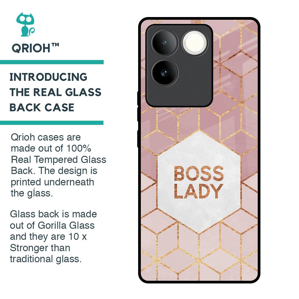 Boss Lady Glass Case for iQOO Z7 Pro 5G