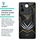 Black Warrior Glass Case for iQOO Z7 Pro 5G