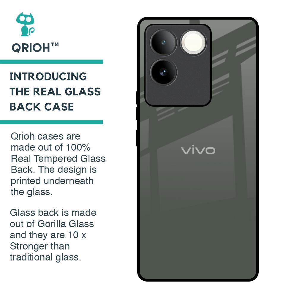 Charcoal Glass Case for iQOO Z7 Pro 5G