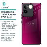 Pink Burst Glass Case for iQOO Z7 Pro 5G