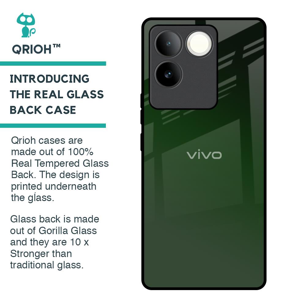 Deep Forest Glass Case for iQOO Z7 Pro 5G
