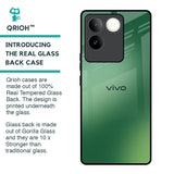 Green Grunge Texture Glass Case for iQOO Z7 Pro 5G