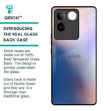 Blue Mauve Gradient Glass Case for iQOO Z7 Pro 5G