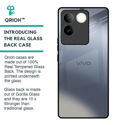 Space Grey Gradient Glass Case for iQOO Z7 Pro 5G