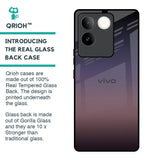 Grey Ombre Glass Case for iQOO Z7 Pro 5G
