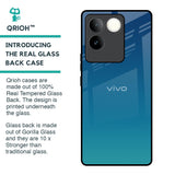 Celestial Blue Glass Case For iQOO Z7 Pro 5G