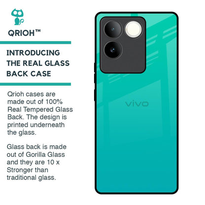 Cuba Blue Glass Case For iQOO Z7 Pro 5G