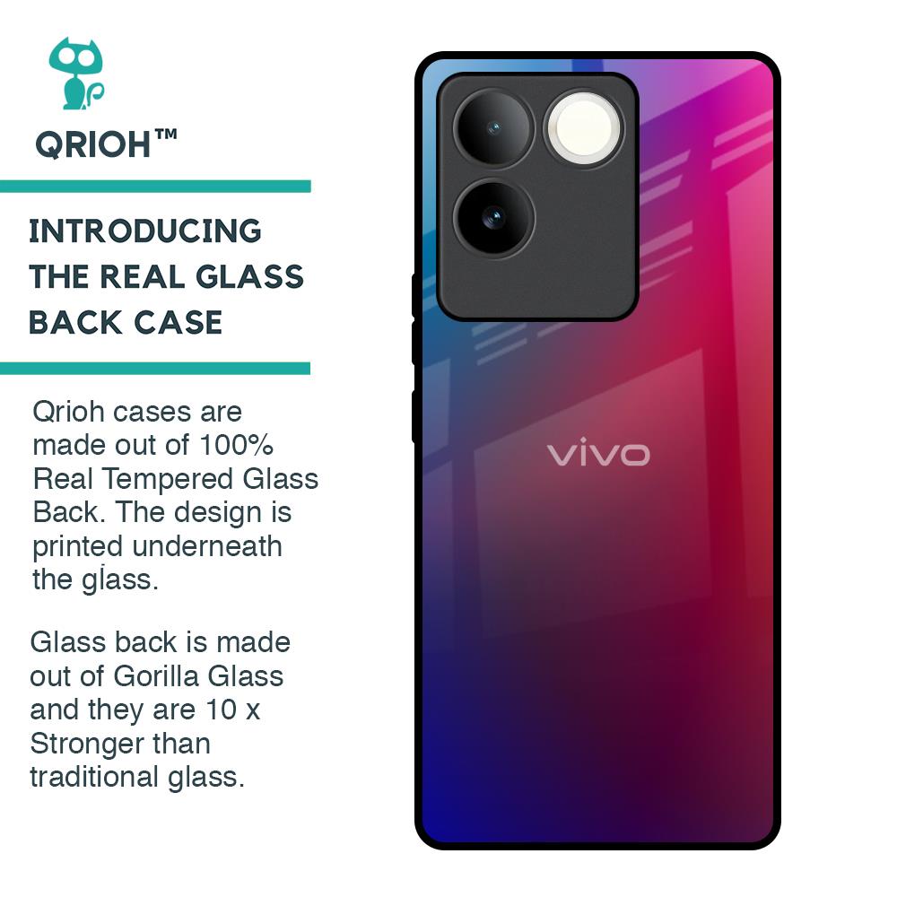Magical Color Shade Glass Case for iQOO Z7 Pro 5G