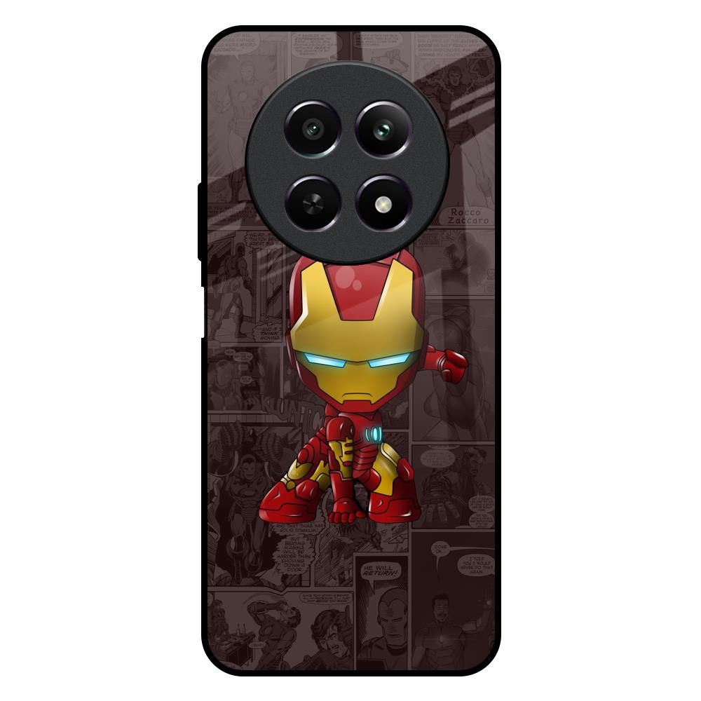 Angry Baby Super Hero Realme 12 5G Glass Back Cover Online