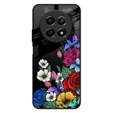 Rose Flower Bunch Art Realme 12 5G Glass Back Cover Online