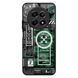 Green Camo Circuit Realme 12 5G Glass Back Cover Online