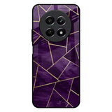 Geometric Purple Realme 12 5G Glass Back Cover Online