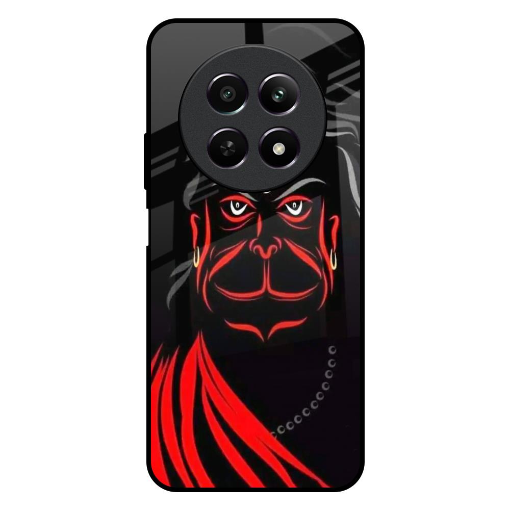 Lord Hanuman Realme 12 5G Glass Back Cover Online