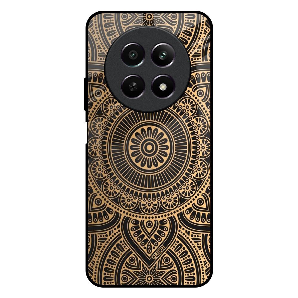 Luxury Mandala Realme 12 5G Glass Back Cover Online