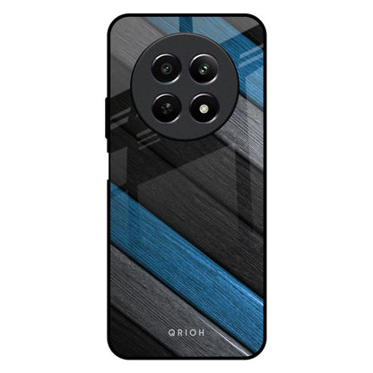 Multicolor Wooden Effect Realme 12 5G Glass Back Cover Online