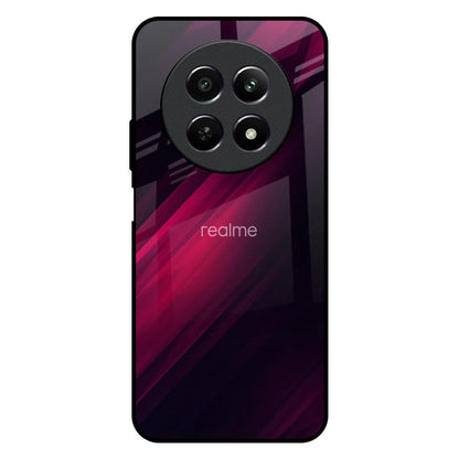 Razor Black Realme 12 5G Glass Back Cover Online
