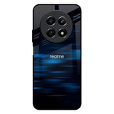 Blue Rough Abstract Realme 12 5G Glass Back Cover Online