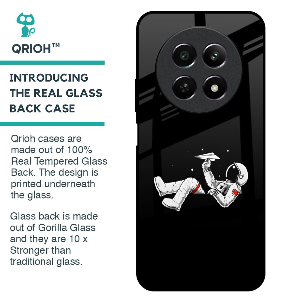 Space Traveller Glass Case for Realme 12 5G