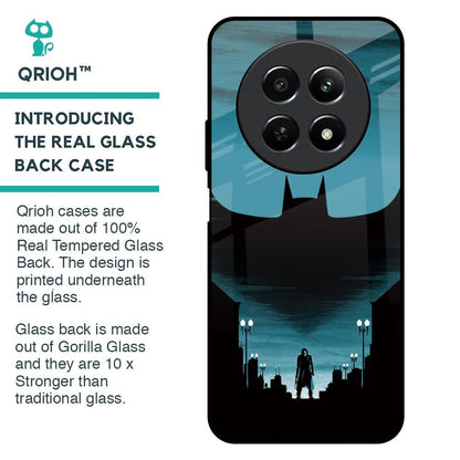 Cyan Bat Glass Case for Realme 12 5G