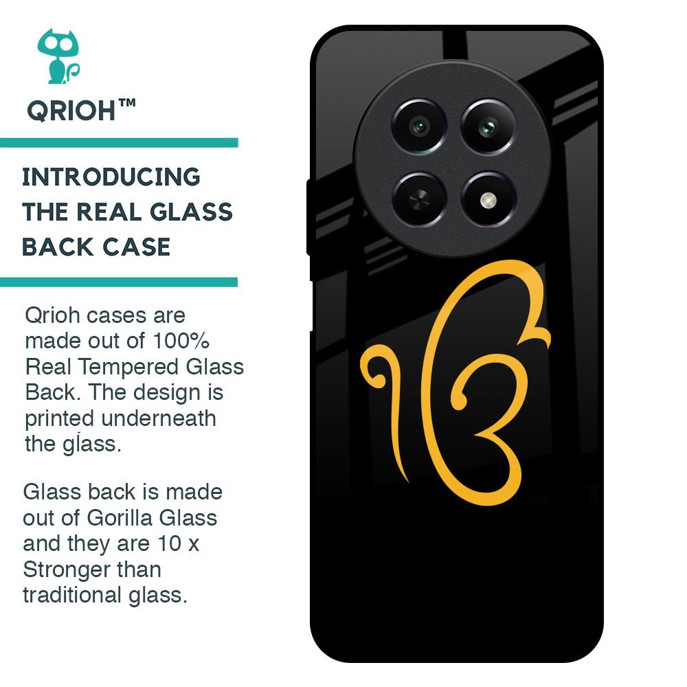 Luxury Fashion Initial Glass Case for Realme 12 5G
