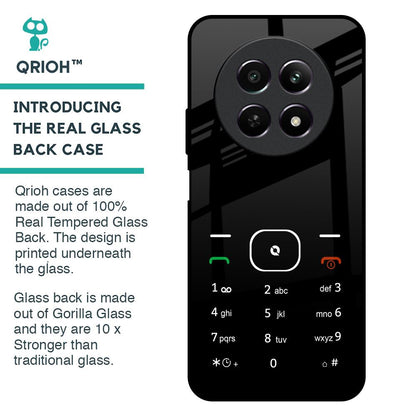 Classic Keypad Pattern Glass Case for Realme 12 5G
