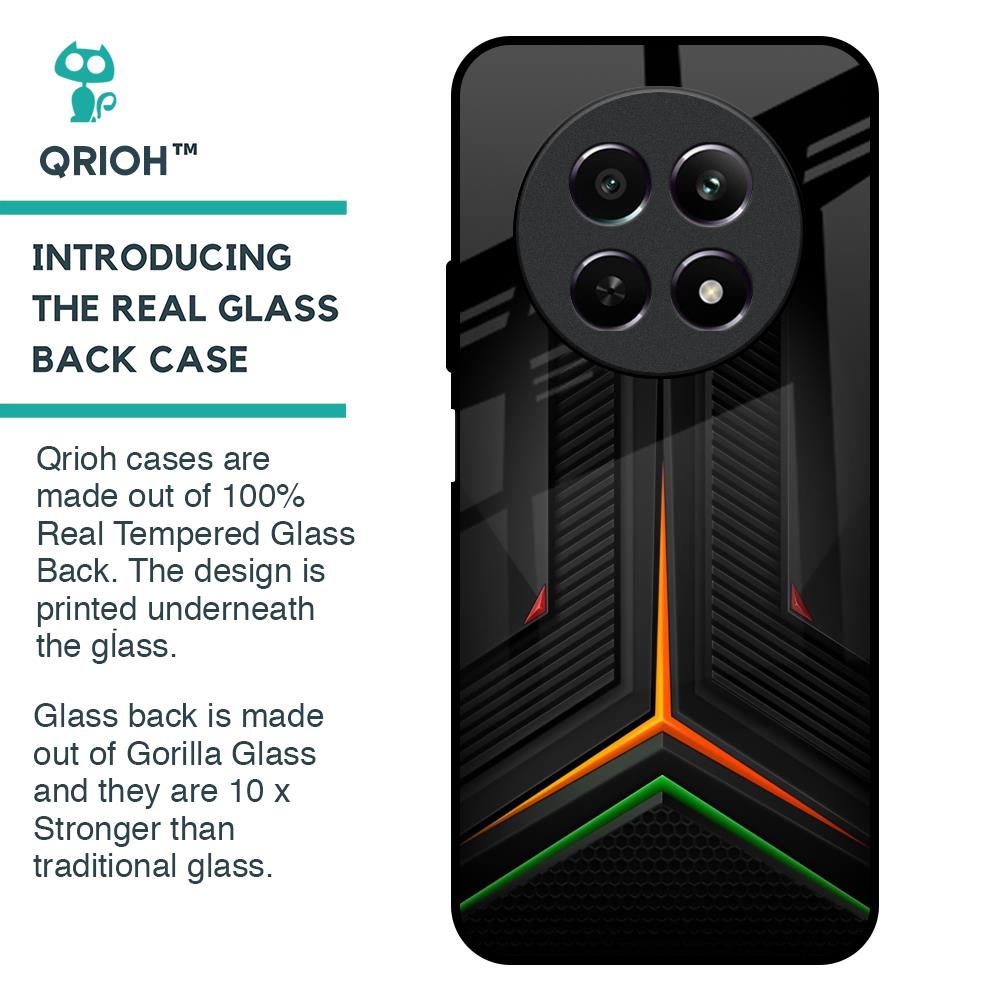 Modern Ultra Chevron Glass Case for Realme 12 5G
