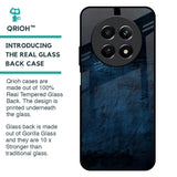 Dark Blue Grunge Glass Case for Realme 12 5G