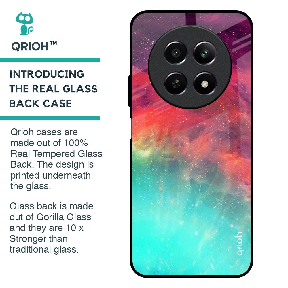 Colorful Aura Glass Case for Realme 12 5G