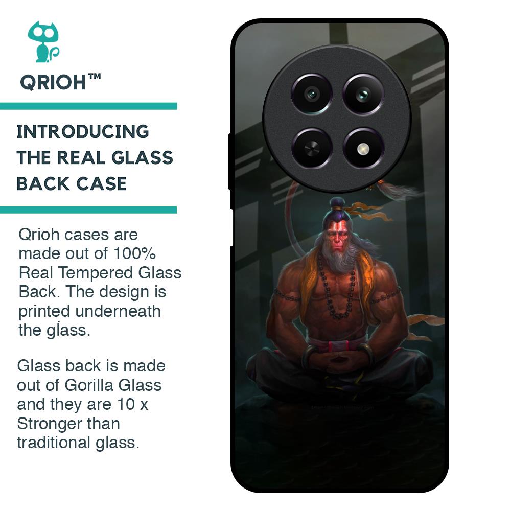 Lord Hanuman Animated Glass Case for Realme 12 5G