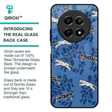 Blue Cheetah Glass Case for Realme 12 5G