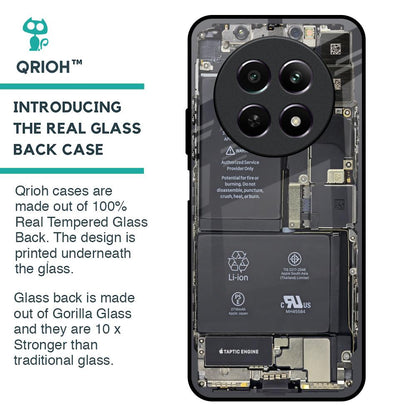 Skeleton Inside Glass Case for Realme 12 5G