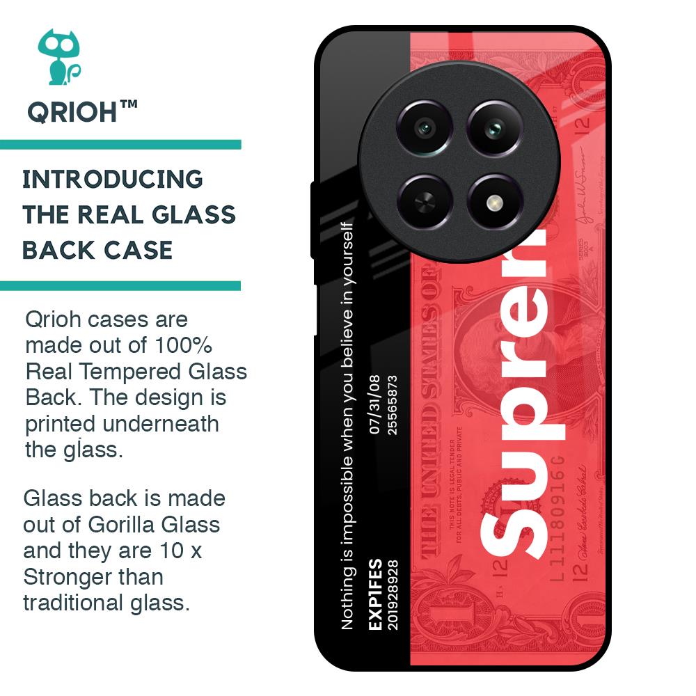 Supreme Ticket Glass Case for Realme 12 5G