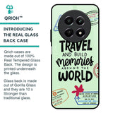 Travel Stamps Glass Case for Realme 12 5G