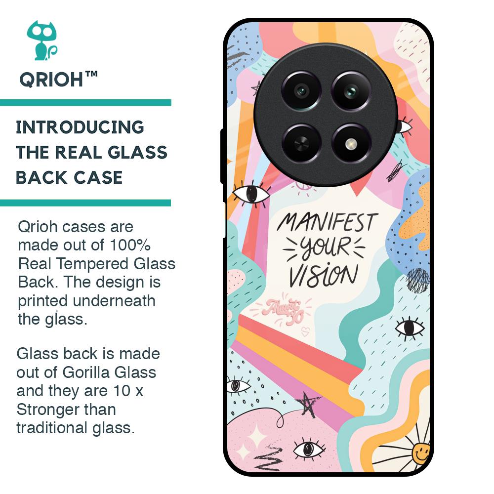 Vision Manifest Glass Case for Realme 12 5G