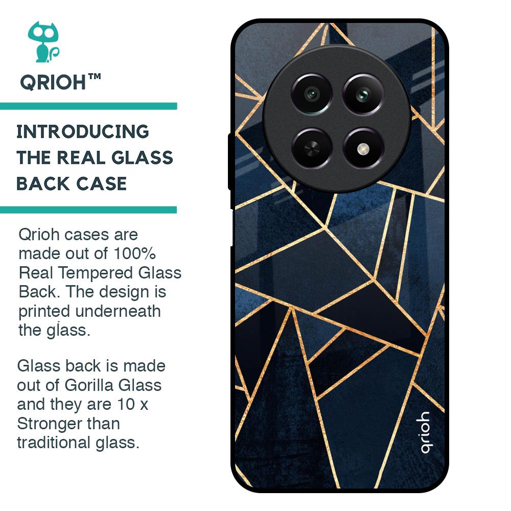 Abstract Tiles Glass Case for Realme 12 5G