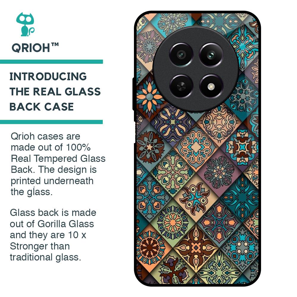 Retro Art Glass Case for Realme 12 5G