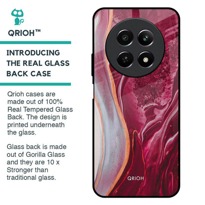 Crimson Ruby Glass Case for Realme 12 5G