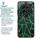 Abstract Green Glass Case For Realme 12 5G