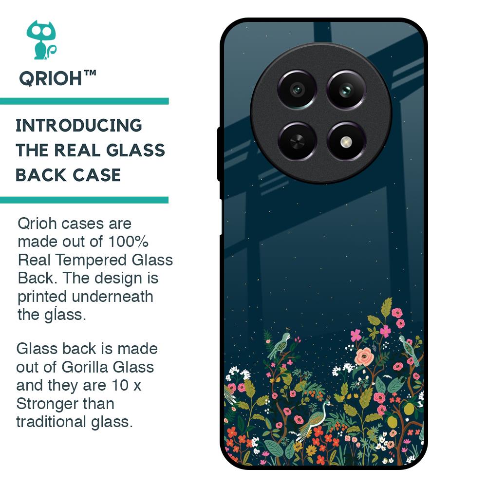 Small Garden Glass Case For Realme 12 5G