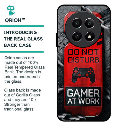 Do No Disturb Glass Case For Realme 12 5G